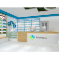 MDF Wood Decorative Smart Cabinet Pharmacy Shop Fitting Pharmacy Furniture Medical Store Furniture Design